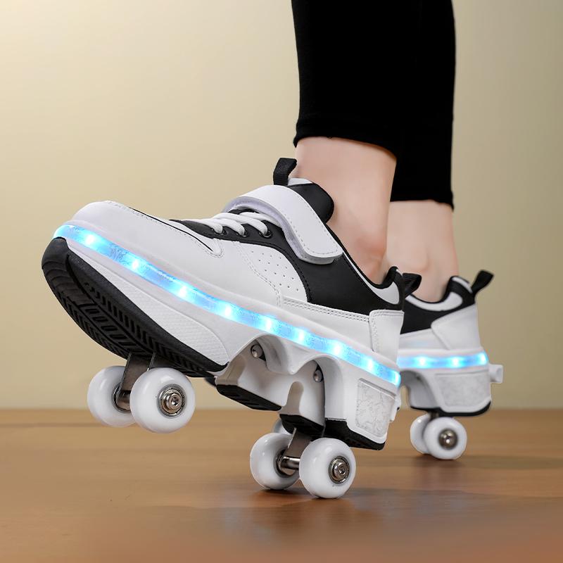 Adult/Kids Roller Roller Shoes Luminous Skating Shoes Kids Glowing Sneakers Luminous Sneakers