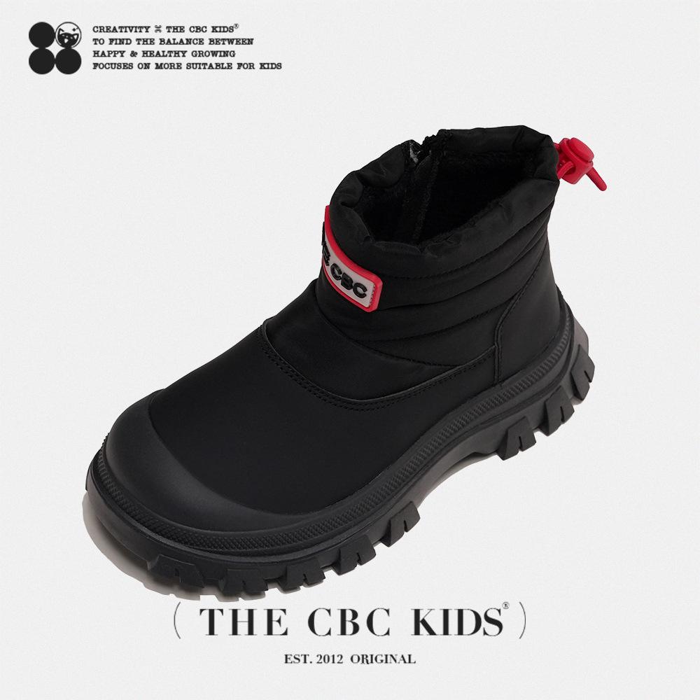 

XSHX [Bird Association Outdoor Wind] Children s Leather Boots 2025 Autumn and Winter Fleece Boys and Girls Japanese Simple Retro China 25