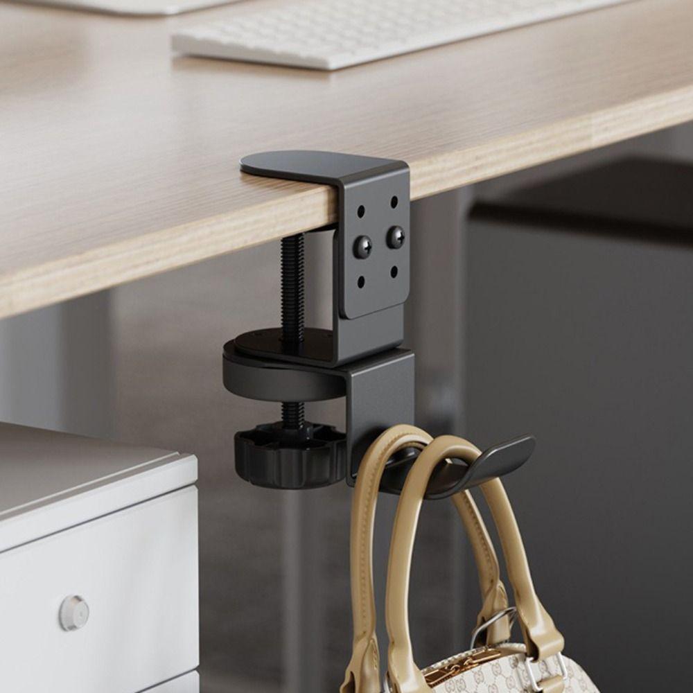 Kopfhörerständer aus Kohlenstoffstahl Universal Taschenhaken Universal Soundbar-Ständer Schülerschreibtisch