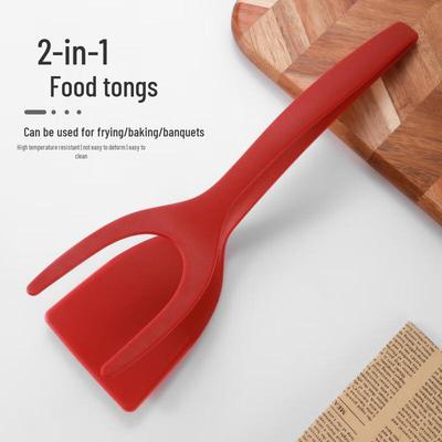 Jiwanggu Set Spatule et Pince 2-en-1 en Nylon pour Aliments