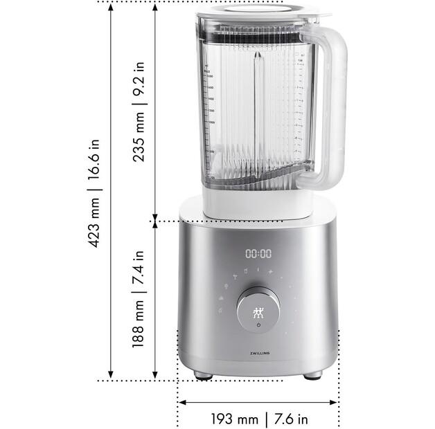 Stationary Blender Zwilling Enfinigy High-performance Silver (53000-000-0)