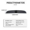 FBOW3 4Pcs Rubber Anti Collision Strip Car Door Rearview Mirror Protector Stickers For KIA Sportage Ceed Sorento Niro Cadenza Proceed