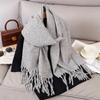 New Winter Scarf For Women Long Warm Cashmere Scarves Hijab Solid Lady Shawl Wrap Female Pashmina Bandana Head Scarfs
