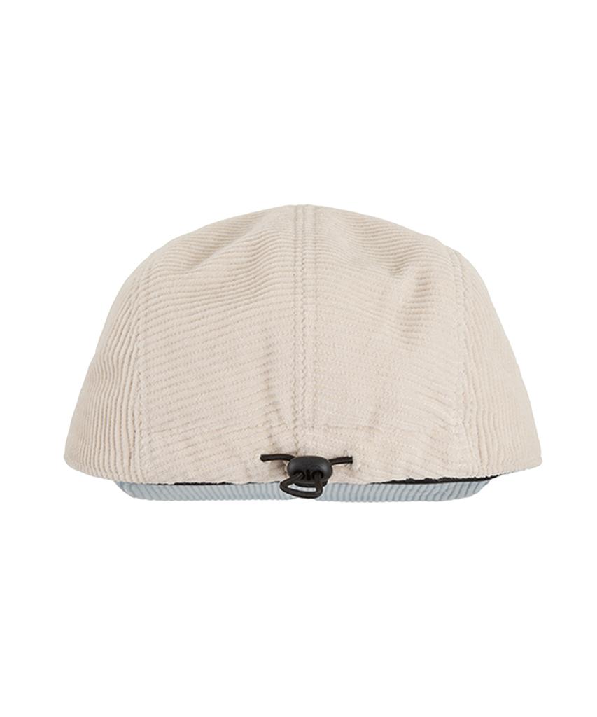 Gesison Corduroy Logo Camp Cap_Ivory