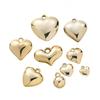 2pcs/Lot CCB Large Heart Shape Pendants Charms for DIY Earring Necklace Bracelet Jewelry Making Accessories Supplies