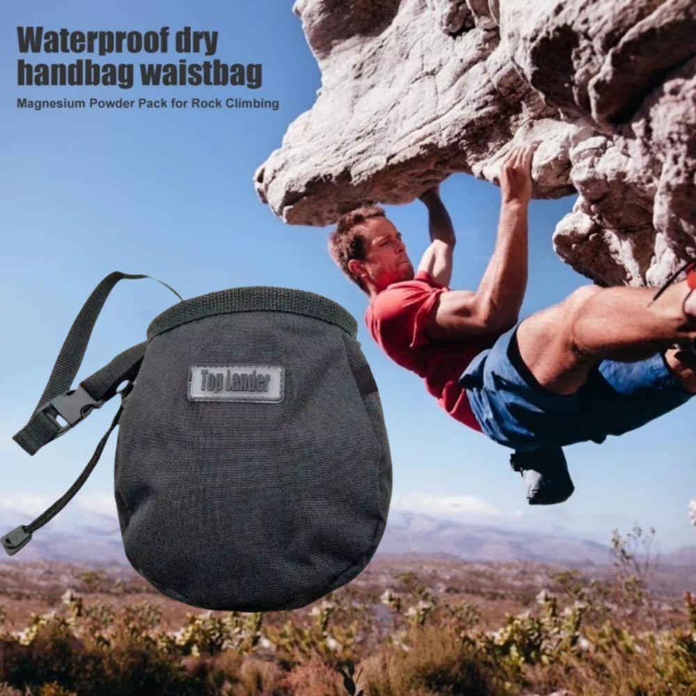 Oxford Cloth Magnesium Powder Bag Storage Pocket Bouldering Magnesia Sack  Weight Lifting