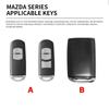 Zinc Alloy Leather Car Key Case For Mazda Skyactiv 3 2 6 Cx5 Cx30 Cx3 Cx8 Cx8 Cx9 Mx5 Atez Onkesera Key Case Car Keycase