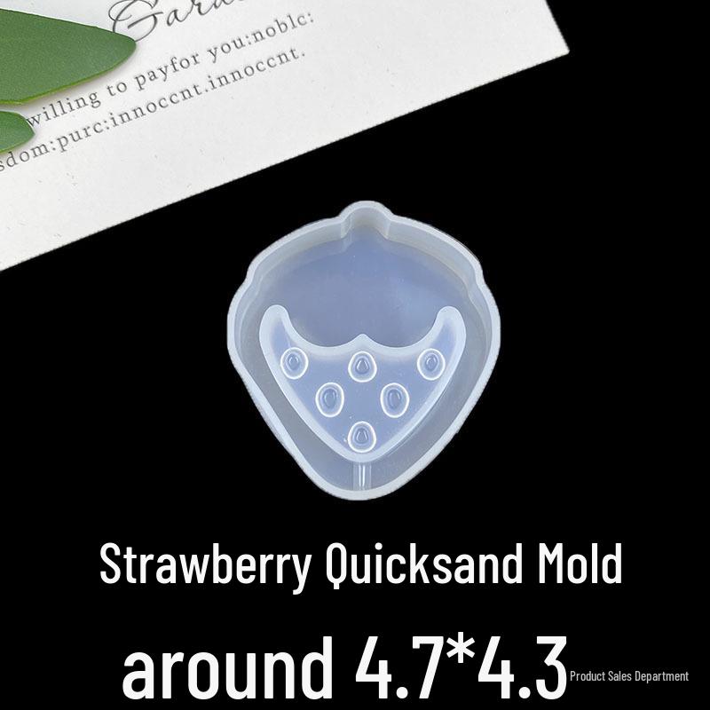 DIY Cat Paw & Heart Keychain Molds - UV Resin Quicksand Jewelry Kit