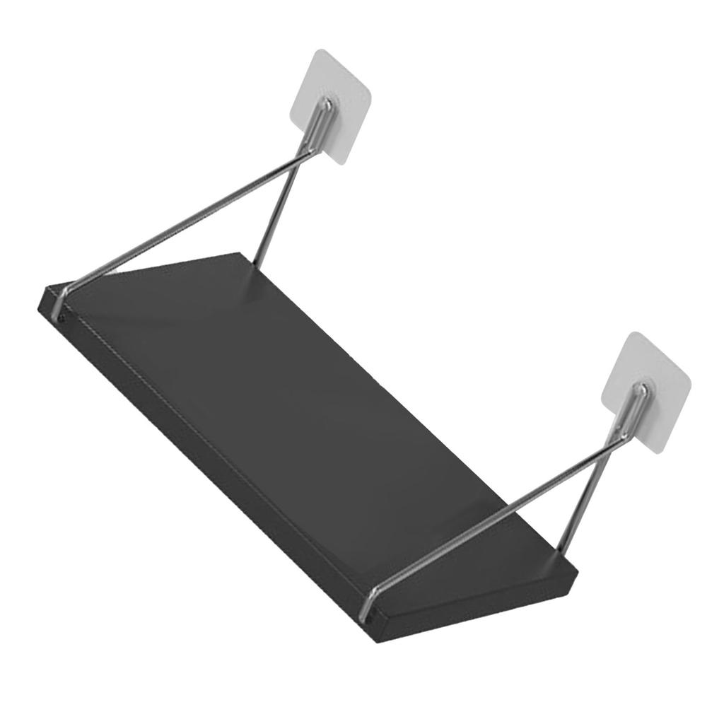 WLAN-Router Wandhalterung Aufbewahrungsbox Einfache Installation Große Kapazität Aufbewahrungsregal für Zuhause Schwarz