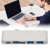 Přenosný USB C Hub 5 v 1 PD Rychlý Multi Port Rozšíření USB C Adaptér pro MacBooks pro Tablet