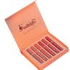 Feelhigh 6Pcs Matte Liquid Lipstick Makeup Set, Matte Liquid Long-Lasting Wear Non-Stick Cup Not Fade Waterproof Lip Gloss Shade B