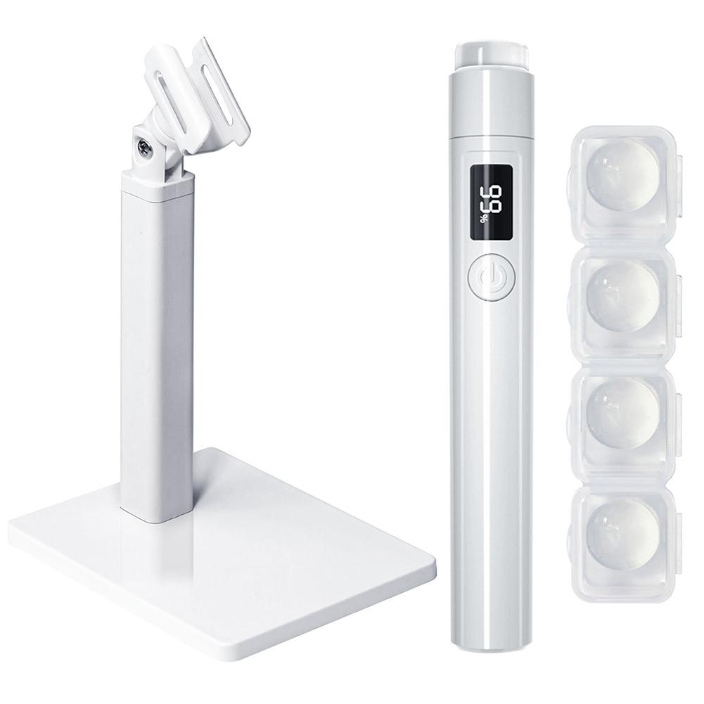 

Мини ультрафиолетовая лампа для сушки ногтей УФ-светодиодная лампа для ногтей с 2 настройками времени с магнитной подставкой, перезаряжаемая через USB для домашнего маникюра своими руками