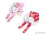 Hair Ribbon Perfect for Hair Graduation Kindergarten Entrance and [NANA Handmade] Ornaments, Tsumami-zaiku (Japanese Balls), Strings, Coming-of-Age