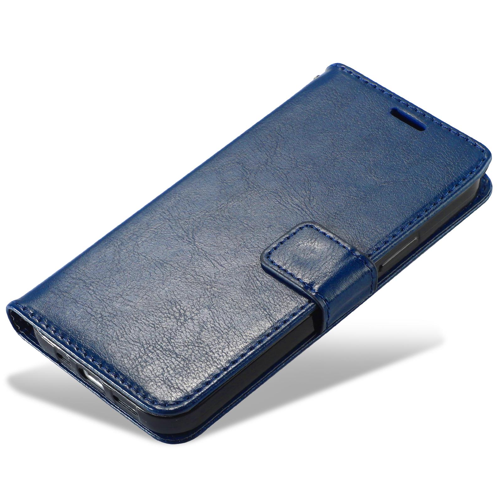 

Magnetic Leather Wallet Flip Phone Case for Xiaomi 15 14 14T 13 13T 12 12T 11 11T Pro Ultra Mi Max 2 3 Cover | Bracket Design For Xiaomi 15 Ultra синий