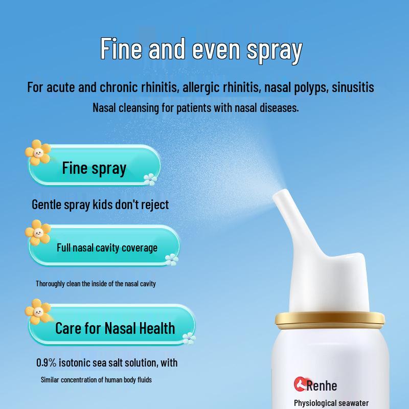 Renhe Universal Nasal Spray for Acute & Chronic Rhinitis - Suitable for Children & Adults