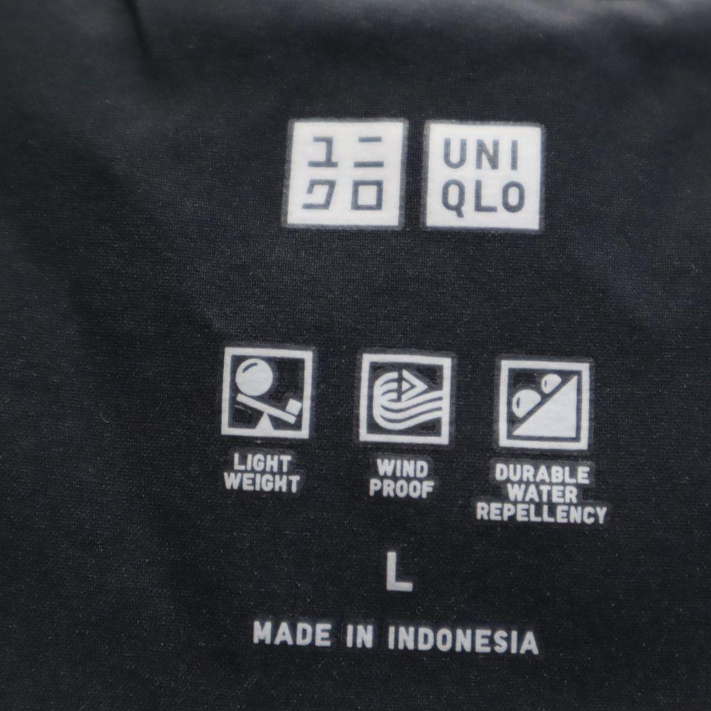 Uniqlo Long Sleeve Seamless Down Shorts Coat L Navy System Women Used