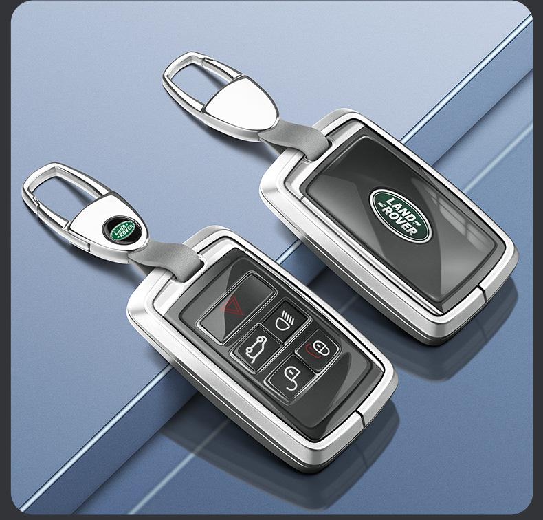 Land Rover Schlüsselhülle: Aluminiumgehäuse für Range Rover Sport, Velar, Evoque, Discovery, Freelander.