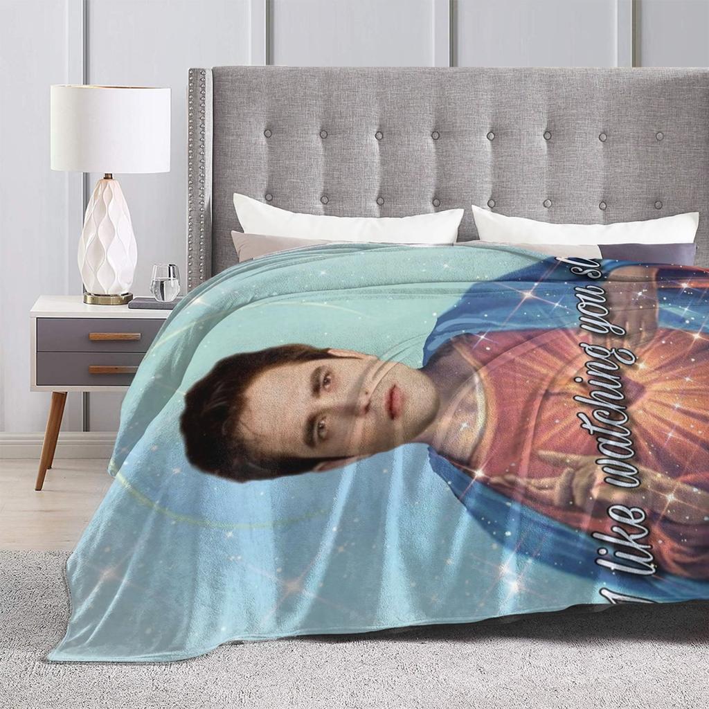Stmívání Edward Ježíš Deka Korálový Fleece Plyšová Dekorace Robert Pattinson Měkké Přehozy na Postel Kancelářský Přehoz