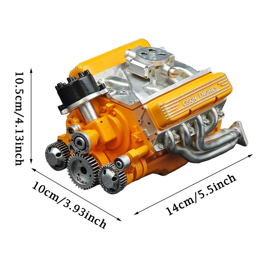 89% Gasoline Ohv V8 Small-Block Engine Model Kits Cison V8 Engine Kit Build Your Own Stem V8 Model Engine for Adults