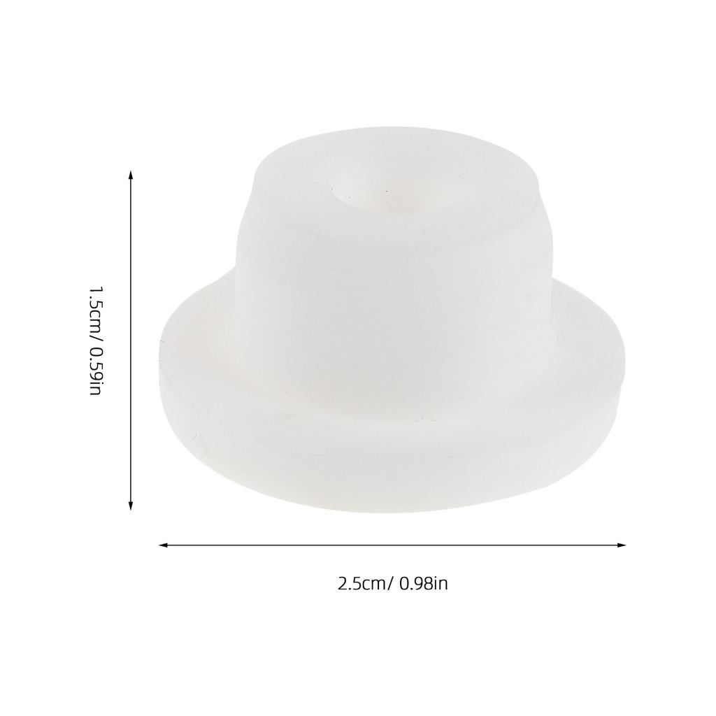 3pcs Freezer Drain Plug 1.6Cm Rubber Hole Stopper Universal Cooler Cap For Chest Fridge Drainage Seal Plug Replacement Kitchen