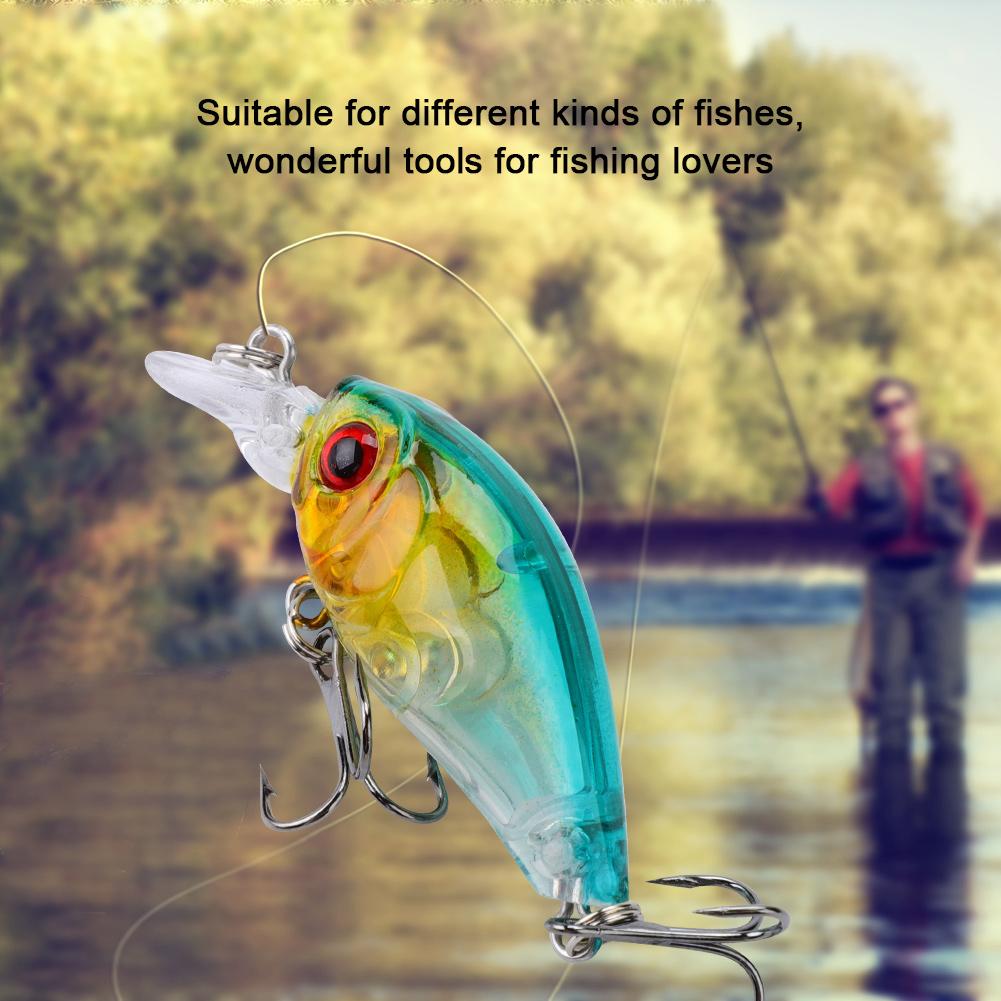 5 PcsSet Artificial Lifelike Hard Baits Set Fishing Bait Fish Lure with Hooks (Type 2)