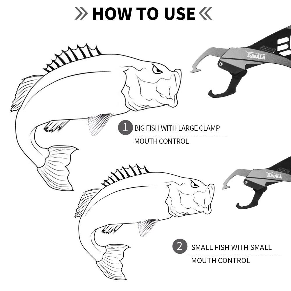 Lv Hejin Lu Ya Tong Big Object Control Fish Set with Weighing Fish Clamp Fishing Tool 360 Degree Rotating Grip