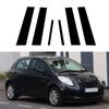 6pcs/set for Toyota Yaris XP90 5-Door Hatchback 2005-2011 Door Window Pillar Posts Trim Molding Cover Stickers