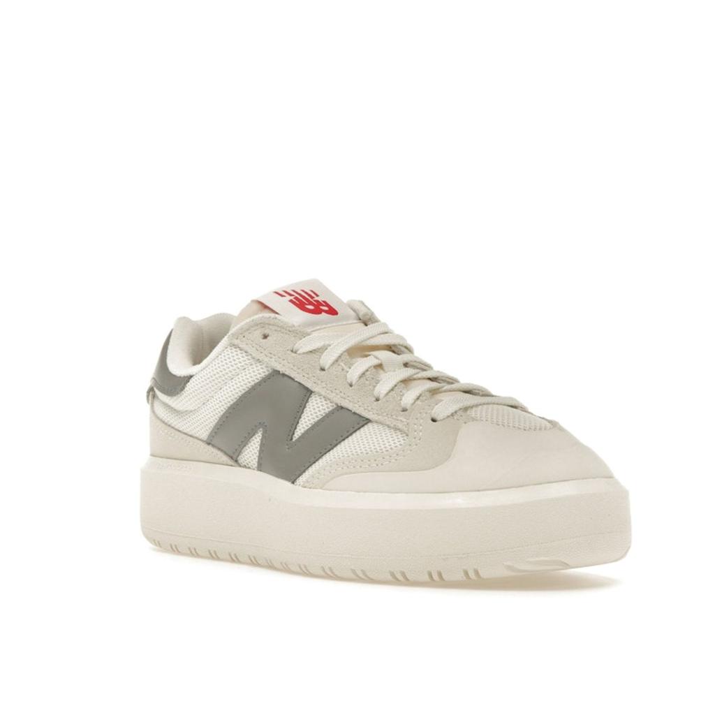 New Balance 302 Sea Salt Shadow Grey Unisex Sneakers Cream Team-Red CT302RS