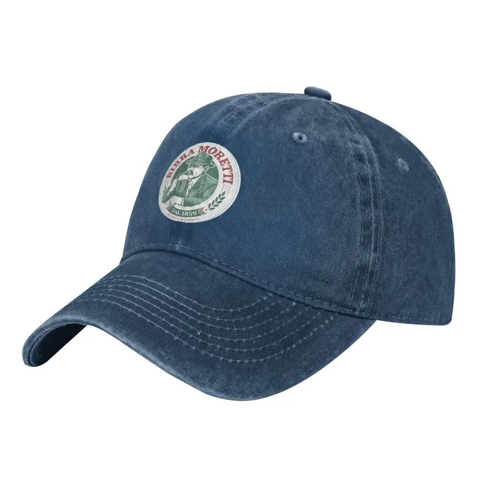 Birra Moretti einfarbige Denim Trucker-Kappe Langlebig für alle Jahreszeiten Kappen Herren Kappe Mann Sommer