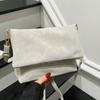 Trendy Women Crossbody Bag Fashi Texture Simple and Versatile Shoulder Bag Large Capacity Lightweight and Casual Saddle Bag