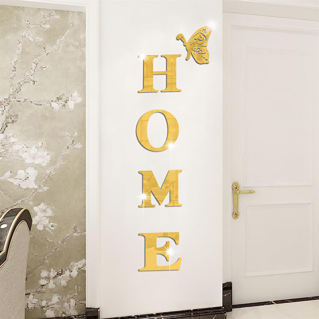 Exclusive DIY Butterfly Acrylic Mirror Wall Sticker for Home Decor