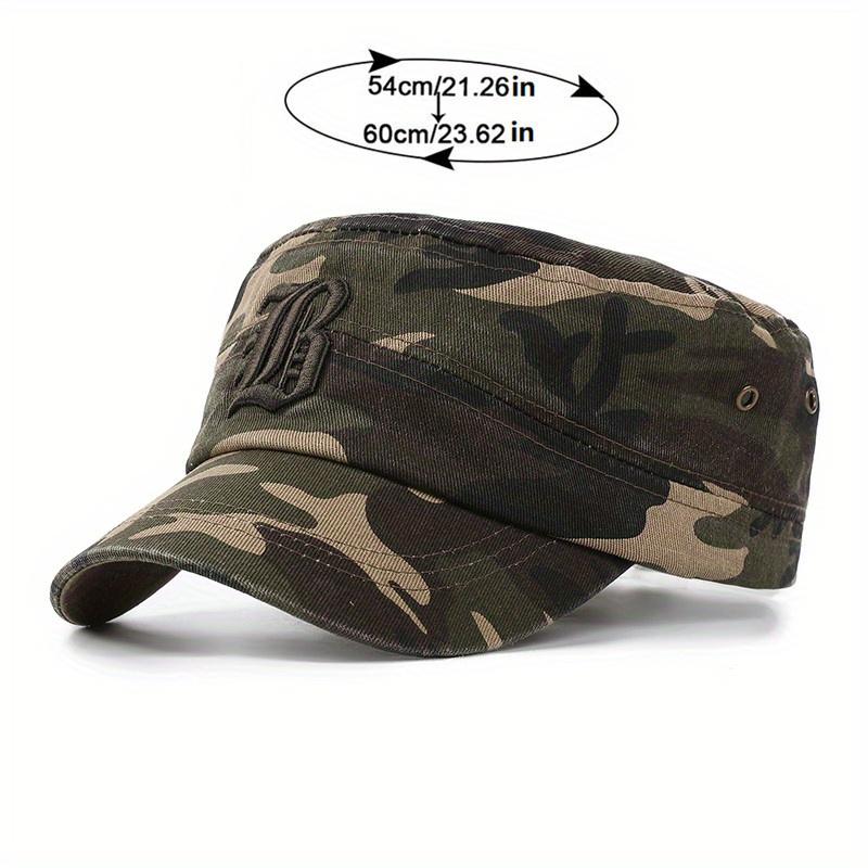 1Pc Outdoor Flat Top Camouflage Baseball Cap, Men'S Fashion Sun Hat