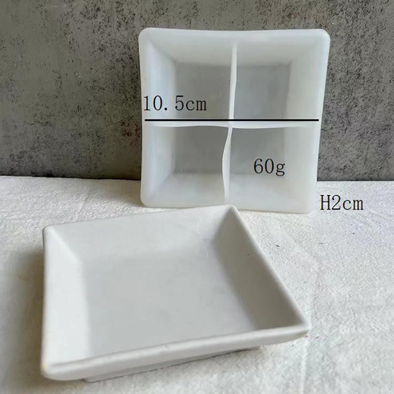 Herzform-Silikonform für DIY Beton Zement Aufbewahrungsschale Teller Form Epoxidharz Gips Handwerk Werkzeug Hausdekoration