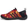 Fabric Comfortable Daily Shock Absorption Non-Slip Low-Top Casual Shoes Men Casual Shoes Red-Camouflage FW1293