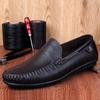 Mode Echtes Leder Herrenschuhe Luxus Business Casual Slipper Formelle Loafer Herren Mokassins Italienisch Schwarz Herren Fahrschuhe Sneakers