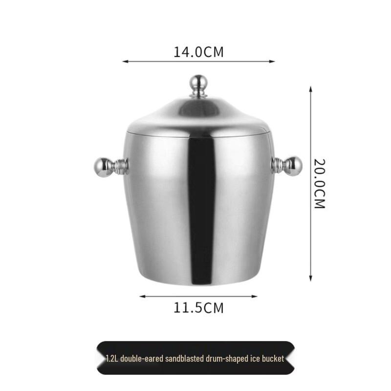 Insulated Stainless Steel Ice Bucket