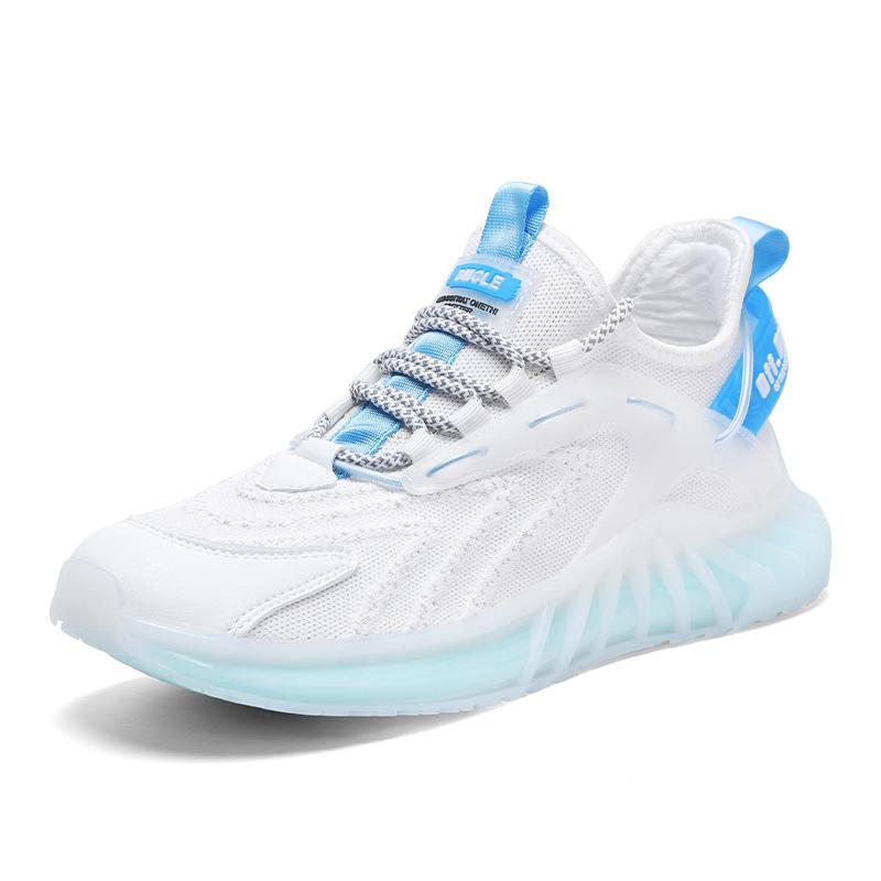 

Корейская версия персонализированной модной мужской обуви с низким верхом, национальная модная обувь, мужская обувь, повседневная обувь, летающая тканая обувь больших размеров 43