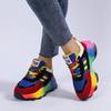 Women's Sneakers Platform Shoes 2025 New Casual Shoes for Women Lace Up Tennis Shoe Comfort Running Shoes Zapatos Mujer
