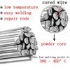 10-40pcs Aluminum Welding Rods 1.6/2.0mm Low Temperature Easy Melt Aluminum Welding Wire Flux Core Suitable for Soldering