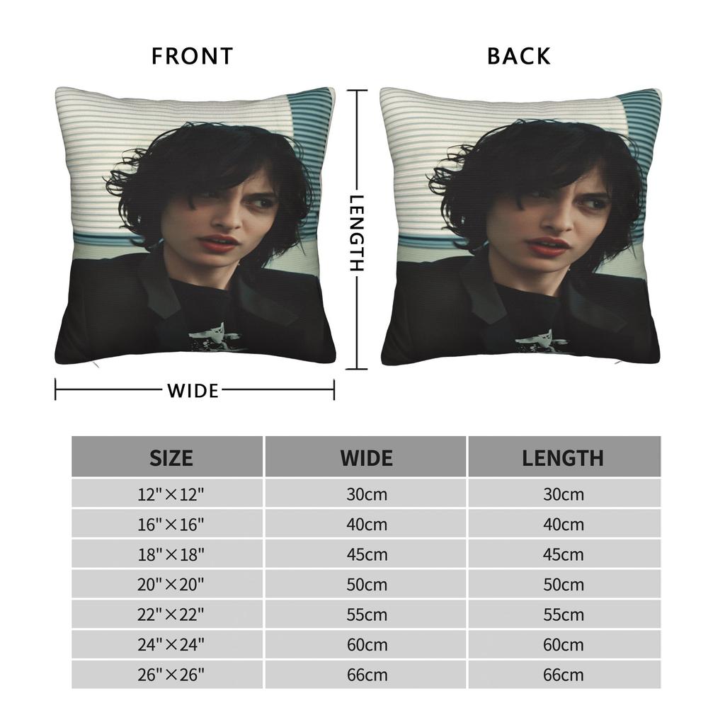 Poszewka na poduszkę F-Finn Wolfhard Modna poszewka na poduszkę do krzesła sofy Dekoracja domu Wygodna poszewka na poduszkę Prezent urodzinowy