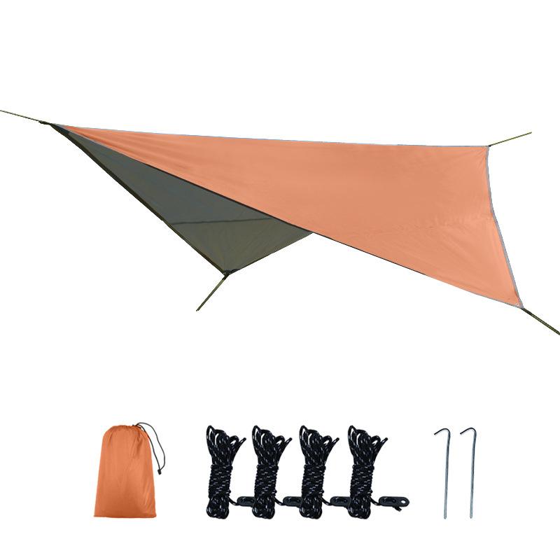 

Rhombus Oxford Cloth Camping Canopy Rainproof Sunscreen Shading Tent Outdoor Sun Shelter For Camping Activities оранжевый