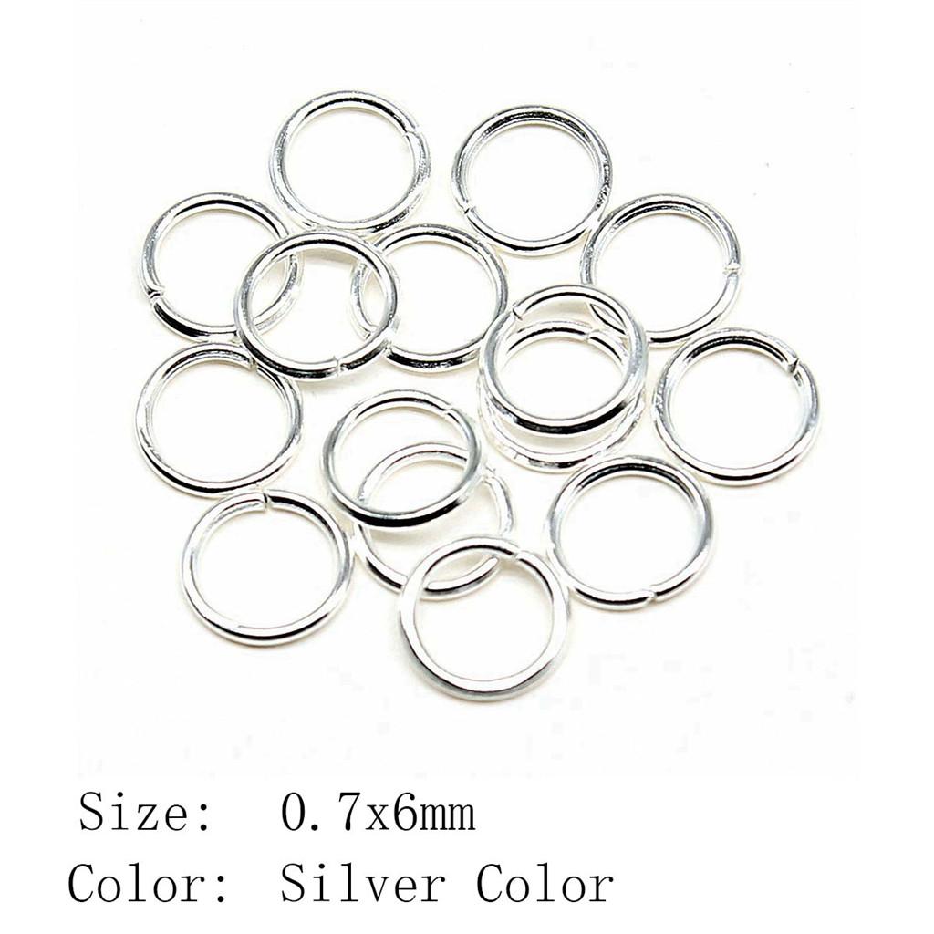 Father's Day Jewelry Materials Split Rings 5 Colors 9 Sizes Accessories Parts Women's Clothing Accessories For Women