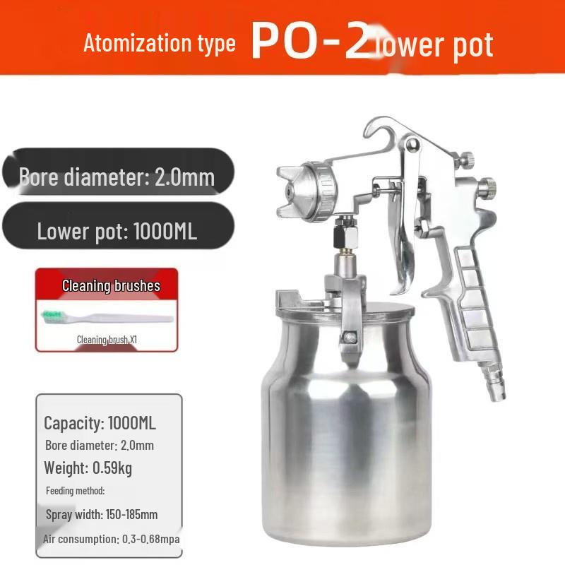 Paint Spray Gun W71/W77: Pneumatic Furniture & Car Primer and Latex Coating Tool