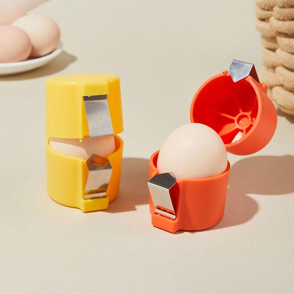 3pcs Professional Egg Shell Separator Cylindrical Egg Breaker Household Egg Crackers Baking
