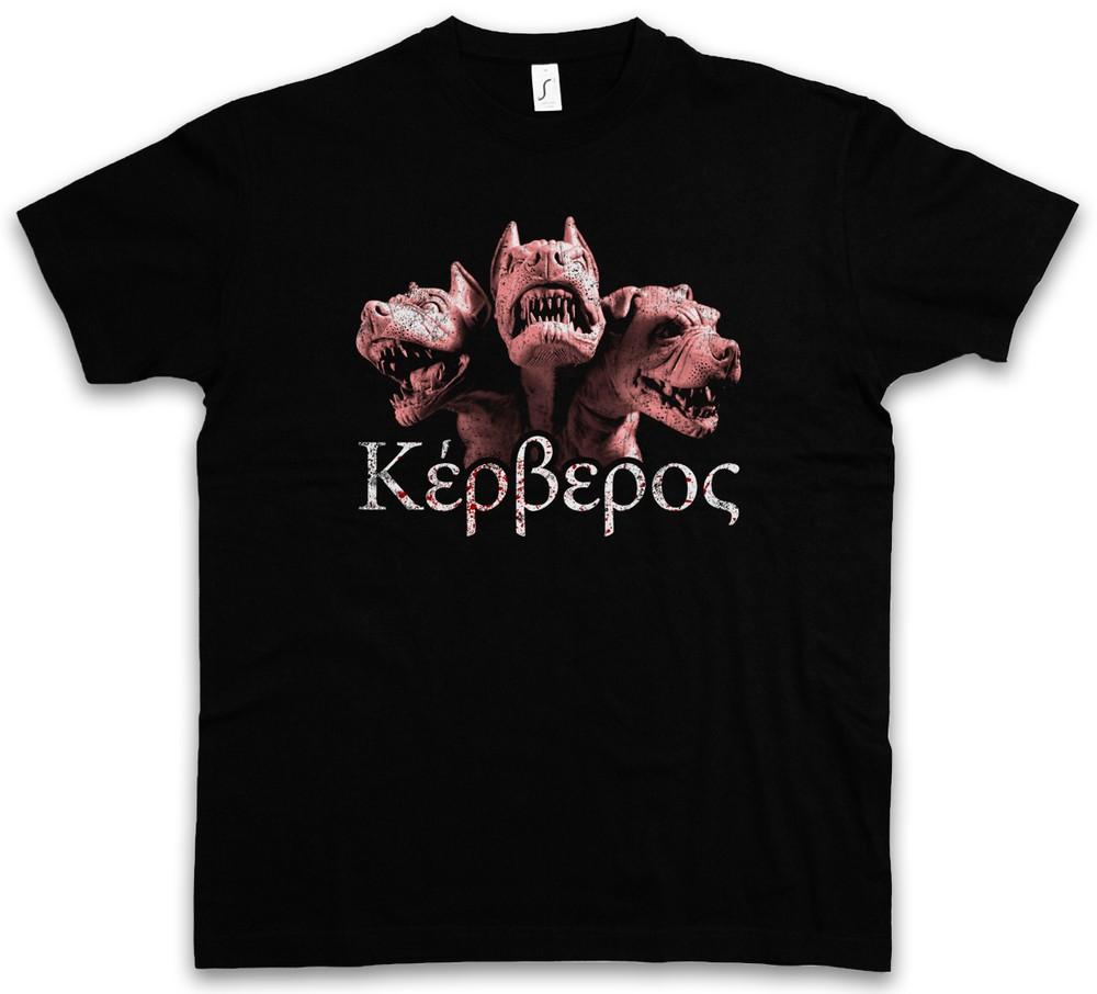 

CERBERUS T-SHIRT Dog Hound of Hades Underworld Heracles Twelve labours 4XL