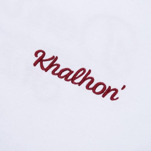 KHALHON Chain Stitch T-Shirt (White)