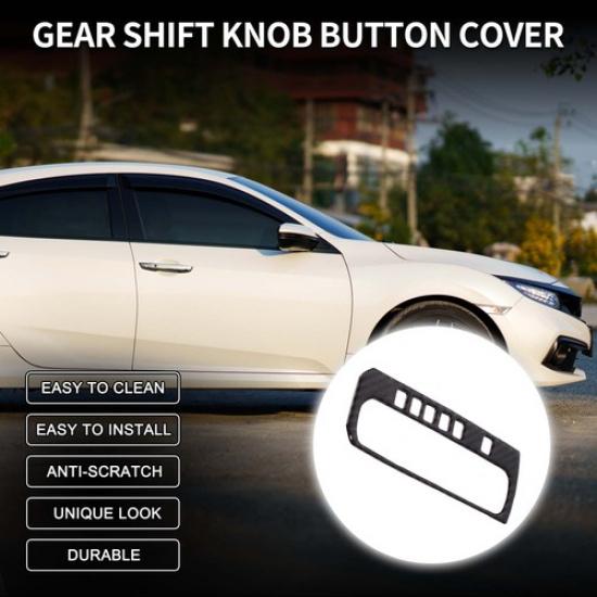 Gear Panel Shift Boots Cover Decal for Honda Civic Sedan Hatchback Coupe 16-21