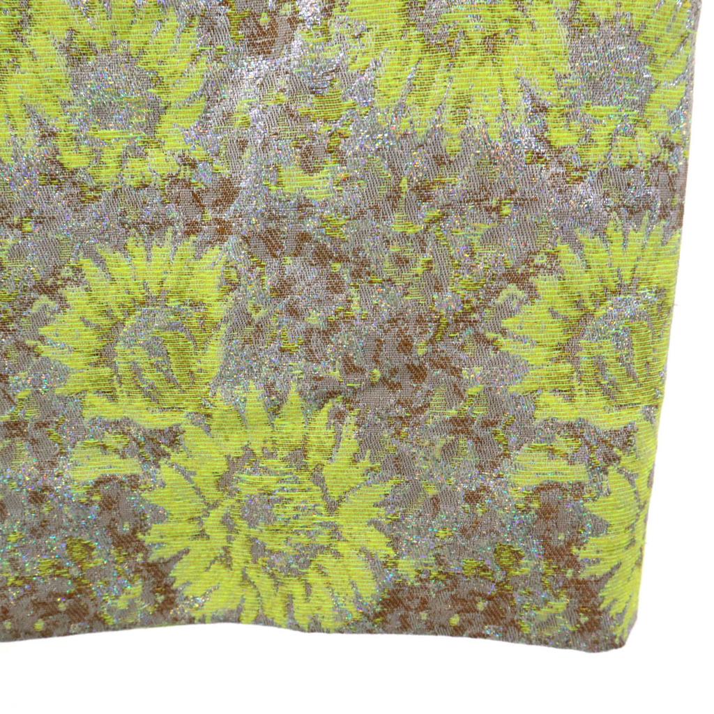 MSGM Made In Italy Short Sleeve One Piece 40 Yellow Women Used