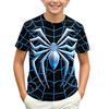 Kids' Short Sleeve Neck T-Shirt with Graphic Print for Casual Daily Wear