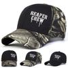 REAPER GREW Trucker Hat Embroidery Adjustable Baseball Cap for Hip Hop Outdoor Travel Unisex